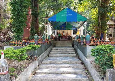 Small Buddhist Temple on Khao Lak Mountain