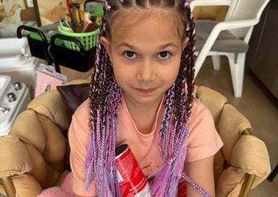 Hair-braiding at Spy Nail and Spa Khao Lak