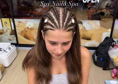 Hair-Braiding at Spy Nail and Spa Khao Lak