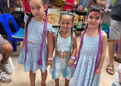 Hair-braiding at Spy Nail and Spa Khao Lak
