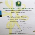 Bussaba Massage Qualification Bussaba Massage Qualification